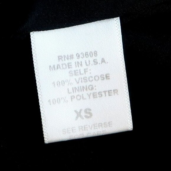 Matty M Spokane Black Floral Ruffle Hem Short Flutter Sleeve Dress Size XS - Picture 9 of 14